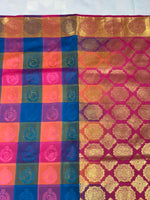 Multi-colored Vegan Silk Saree