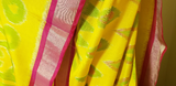Pure Soft Silk Saree: Beautiful Pochampalli Pattern Saree with Lovely Color Combination